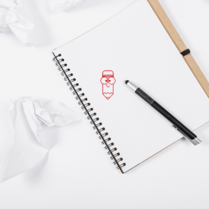 Raudonas antspaudas PIEŠTUKAS