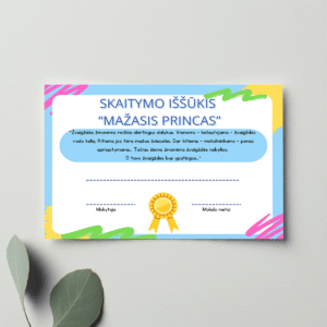 Skaitymo iššūkis „MAŽASIS PRINCAS“