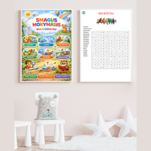 Smagus mokymasis: BRAUKTAŽODŽIAI