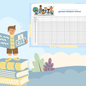 Skaitymo minučių lentelė