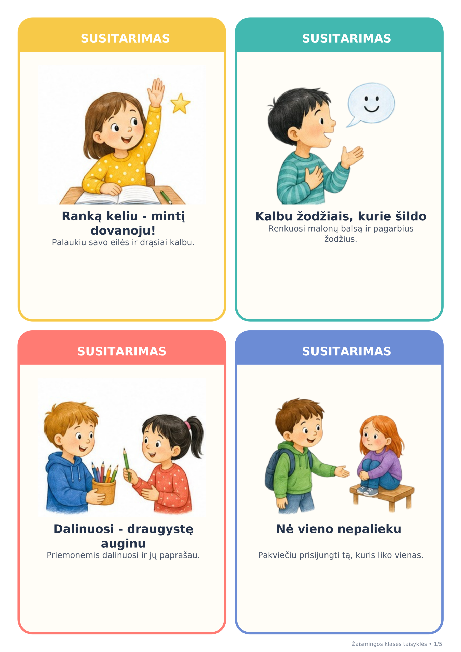 1-2 klasės susitarimai - Image 2