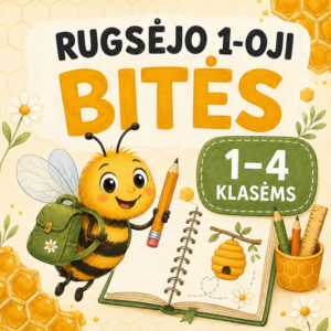 Rugsėjo 1-osios scenarijus „Bitės“ 1–4 klasėms