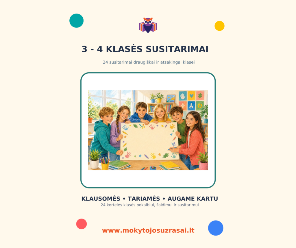 3-4 klasės susitarimai