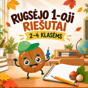 Rugsėjo 1-osios scenarijus „Riešutai“ 2–4 klasėms
